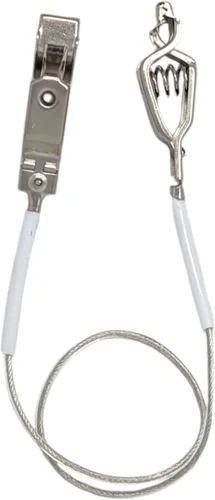 Miniatura 3 de Lámina de esgrima/cable de máscara de sable, serie Elite, clip de abrazadera de alambre de cabeza, alambre transparente, aprobado por competencia