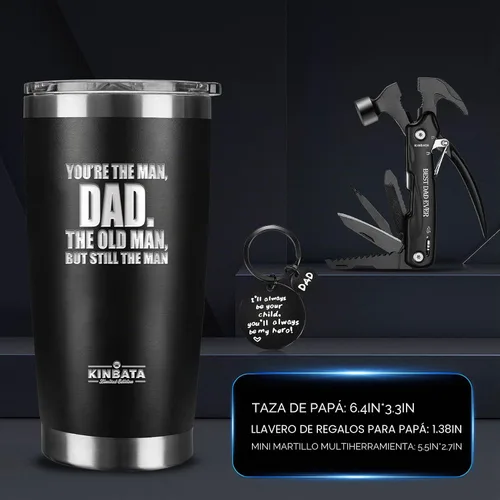 Miniatura 2 de Regalos de cumpleaños para papá, el mejor regalo de Navidad para papá, regalos para hombres de hija, hijo, esposa, regalo personalizado para él