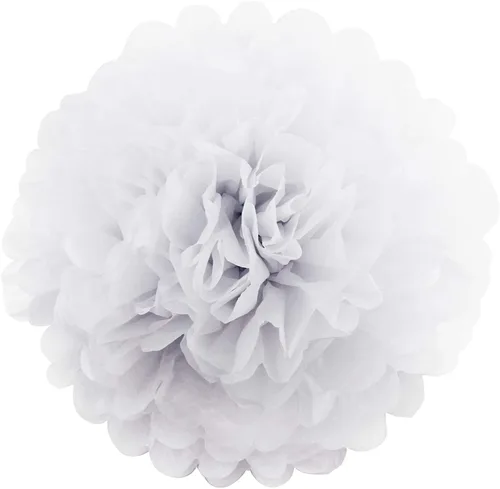 Miniatura 3 de IGUO 30 pompones de papel de seda azul marino, rojo, blanco, dorado, suministros de fiesta náutica, estrellas centelleantes, guirnalda de papel