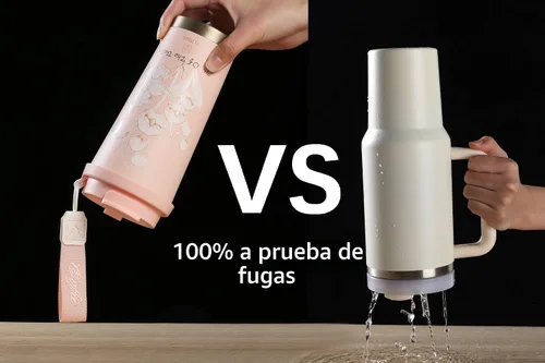 Miniatura 4 de [Tapa 2 en 1] Taza de viaje, taza de café, taza de café, revestimiento de cerámica forrada, acero inoxidable 316, sin BPA, vaso aislado al vacío