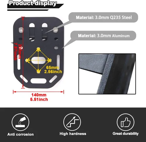 Miniatura 2 de Portaequipajes REARACE, portaequipajes laterales compatibles con Husqvarna Vitpilen/Svartpilen 401 20-23, Vitpilen/Svartpilen 250 20-23, Svartpilen
