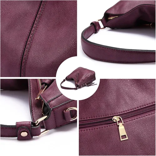 Miniatura 4 de Bolsos de mano para mujer diseño grande bolso tipo hobo de piel sintética