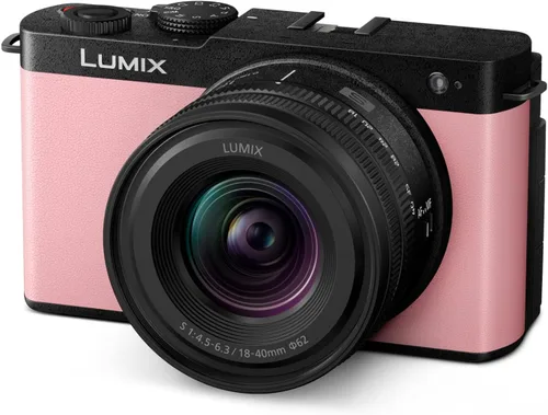 Miniatura 3 de Panasonic LUMIX S9 Cámara sin espejo de marco completo con lente S 18-40mm F4.5-6.3, cuerpo compacto y ligero, perfecto para redes sociales y Rosa
