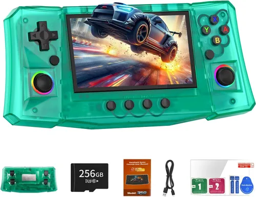 Miniatura 11 de FVBADE [50000 en 1] R50S Ultra Consola de juegos portátil 4.5 pulgadas IPS Pantalla Mini consola retro 4000mAh Arcade de bolsillo portátil 45+