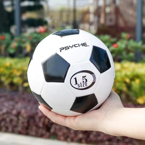 Miniatura 2 de Wisdom Leaves Mini pelota de fútbol para niños/niños pequeños, pelotas de fútbol de tamaño 1.5, pelota de juguete para juegos en interiores