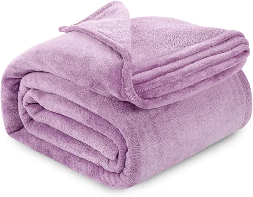 Miniatura 60 de Utopia Bedding Manta de forro polar negro, tamaño individual, ligera, mullida, suave, antiestática de microfibra (60 x 80 pulgadas)