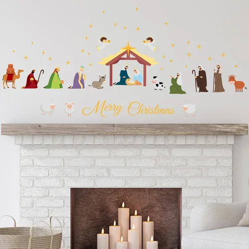 Miniatura 6 de Glenmal 72 calcomanías de pared de hongos de acuarela gigantes, calcomanías de hongos del bosque, despegar y pegar, papel tapiz extraíble