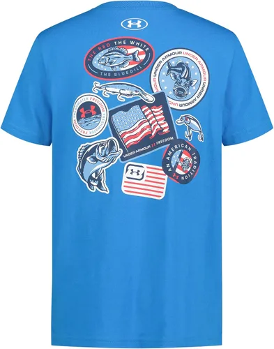 Miniatura 2 de Under Armour Camiseta de manga corta para niños con cuello redondo