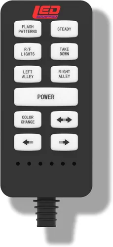 Miniatura 5 de Predator Emergency Barra de Luz LED TIR de 3 W de 63 pulgadas para Camión de Remolque con Función de Parada y Giro (Ámbar)