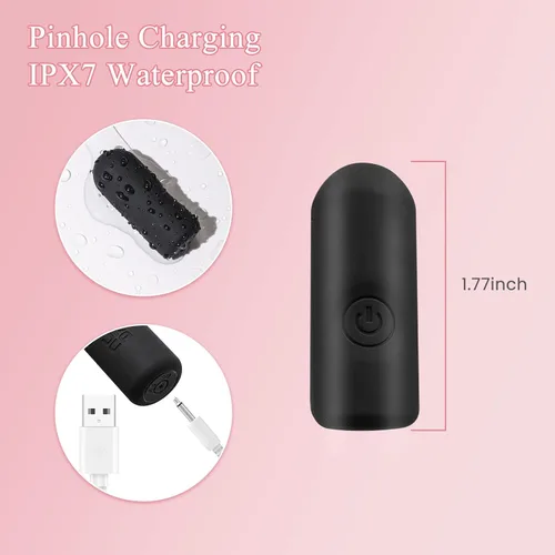 Miniatura 6 de Vibrador portátil con control remoto, XS a 4X (24 a 45 pulgadas de cintura), bragas de encaje vibratorias con entrepierna abierta, juguetes sexuales