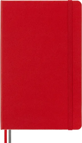 Miniatura 2 de Moleskine Cuaderno clásico expandido, tapa dura, grande (5 x 8.25 pulgadas), a rayas/forrado, rojo, 400 páginas