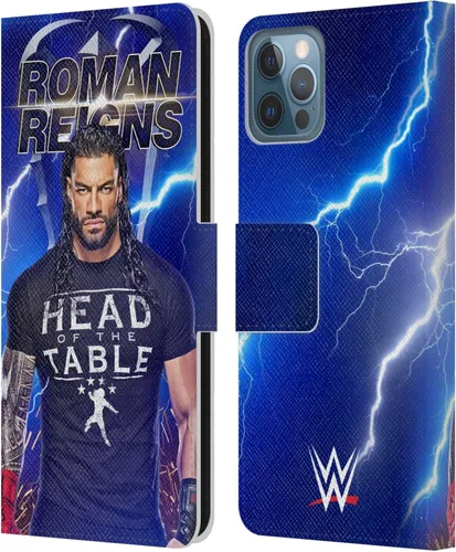 Miniatura 65 de Head Case Designs Officially Licensed WWE Distressed Logo Roman Reigns Leather Wallet Case Compatible with Apple iPhone 11