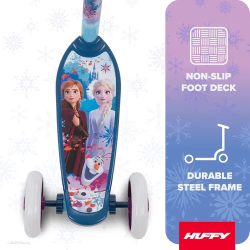 Miniatura 4 de Huffy Toddler 3-Wheel Scooter for Kids, Multiple Colors & Licensed Character Graphics, Ages 3+, Durable Steel Frame, Wide Non-Slip Deck, Stable