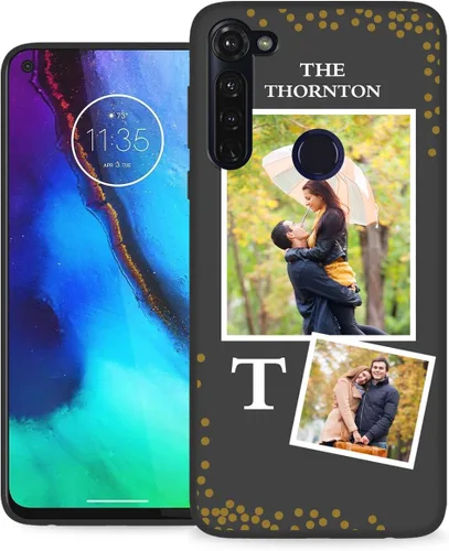Miniatura 27 de Funda personalizada para Motorola Moto G Stylus 2020 con nombre de foto, texto y foto, GStylus personalizado -20 funda suave y fina (negro) de 6.4
