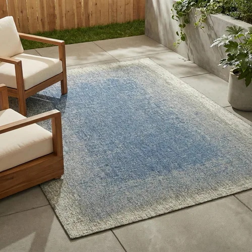 Miniatura 10 de FH Home Alfombra plana tejida para exteriores, impermeable, fácil de limpiar, resistente a las manchas, hilo de polipropileno de alta calidad