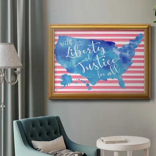 Miniatura 4 de Arte de pared de mapa de Estados Unidos azul sobre líneas blancas y rojas, pintura de fondo, arte abstracto moderno, decoración del hogar, lienzo