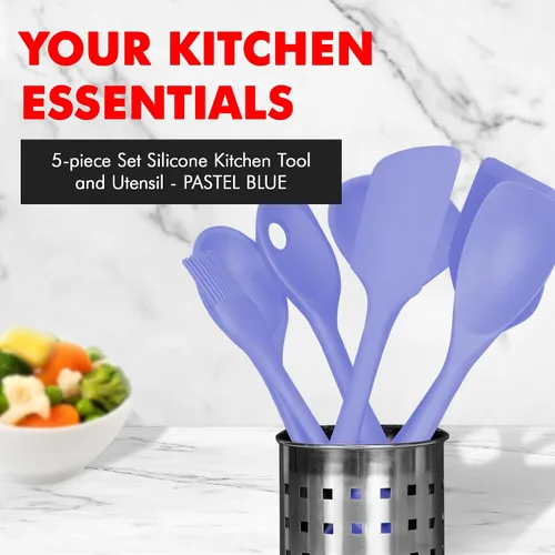 Miniatura 2 de Chef Craft - Juego de herramientas y utensilios de cocina de silicona de alta calidad, antiarañazos, soporta temperaturas de hasta 450 °F, sin BPA