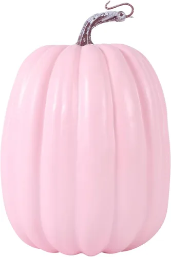 Miniatura 14 de woshilaocai Calabaza artificial de espuma de 8 pulgadas, decoración de otoño, calabazas artificiales para cosecha, temporada de otoño, mesa festiva