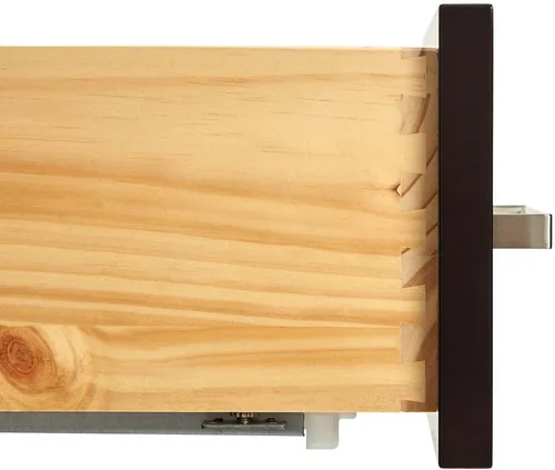 Miniatura 13 de ARIEL Cambridge - Mueble base de tocador de baño de 36 pulgadas, madera maciza, 2 puertas de cierre suave, 5 cajones de cola de milano