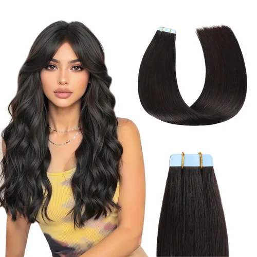 Miniatura 26 de Sunya Extensiones de cabello humano con punta en I Tip, 1.76 oz, 50 mechones por paquete, extensiones de cabello con queratina previamente unidas