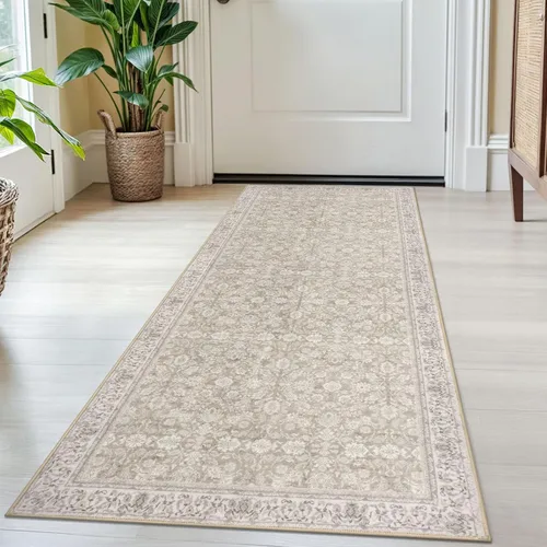 Miniatura 85 de SIILOOM Alfombra antideslizante de pasillo moderna de 2 x 5, súper suave, para pasillos, decoración para cocina, alfombras para pasillos sin 2-Verde