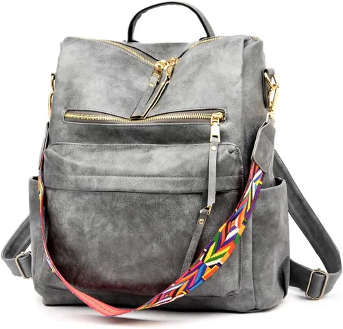 Miniatura 4 de ZOCILOR Bolso de moda para mujer, mochila convertible de diseño multiusos, bolso de hombro, bolso de viaje