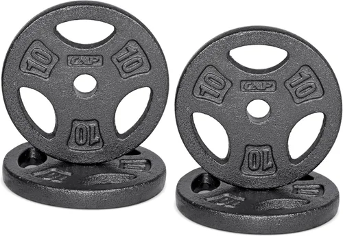 Miniatura 9 de CAP Barbell Placas de peso de agarre estándar de 1 pulgada Gris