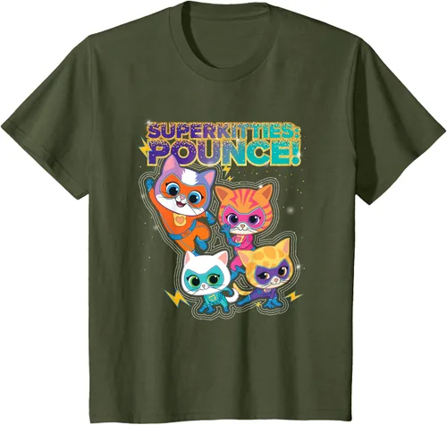 Miniatura 12 de Disney Junior SuperKitties Pounce! Camiseta de equipo completo, talla S