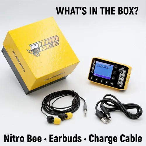 Miniatura 8 de Rugged Radios Nitro Bee (receptor de carreras, receptor de carrera)