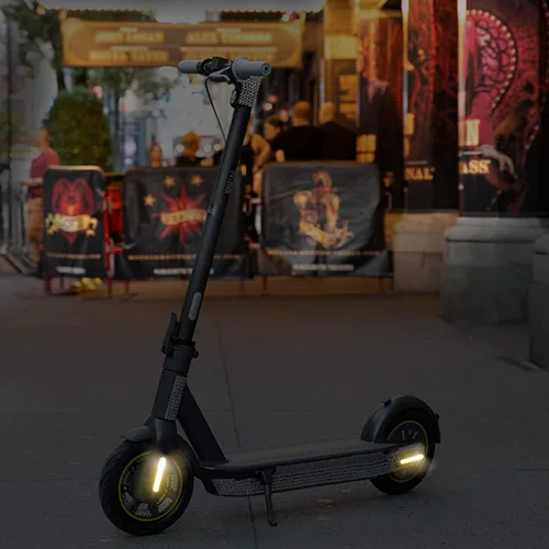 Miniatura 7 de TOMALL Adhesivos reflectantes de noche autoadhesivos, tira de advertencia impermeable compatible con Ninebot Max G30, accesorios de decoración