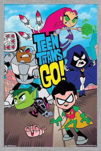 Miniatura 6 de DC Comics Teen Titans Go! - Póster de pared grupal, 22.4 pulgadas de largo x 14.7 pulgadas de ancho, versión premium sin marco