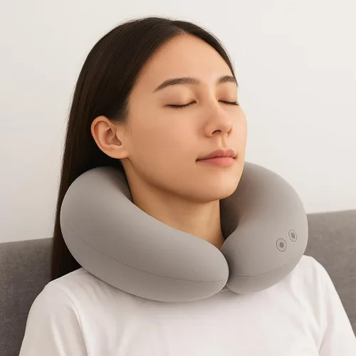 Miniatura 4 de Almohada boca abajo para mesa de masaje, cojín de cuna de masaje para relajarse, almohada para mesa cama, en forma de U, para viajes, hogar