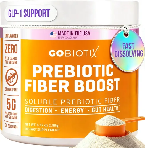 Miniatura 9 de Suplemento de fibra prebiótica: Ayuda a la salud intestinal y la regularidad digestiva, Suplemento de fibra en polvo soluble para mujeres y hombres