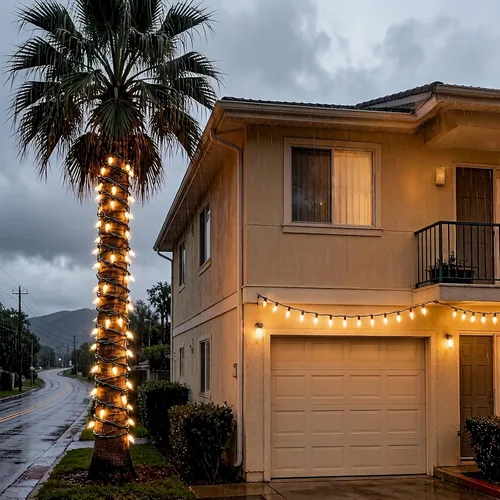 Miniatura 6 de Guirnalda de 100 Luces LED Blanco Cálido de Cable Verde para Navidad, con Certificación UL y Cadena de Iluminación Decorativa Comercial de 35 Pies