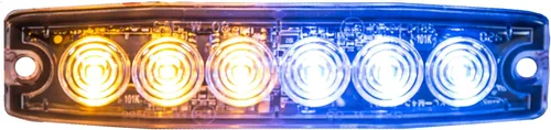 Miniatura 9 de Buyers Products 8892210 Luz estroboscópica LED de 5" ámbar/verde, 6 LED, 23 patrones de flash, carcasa de aluminio, luces de advertencia