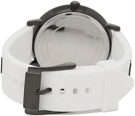 Miniatura 2 de Michael Kors MK2829 Charley - Reloj de silicona blanco con esfera blanca de tres manecillas Blanco