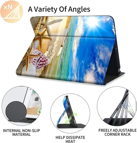 Miniatura 3 de Funda para todas las tabletas Amazon Kindle Fire 7 (9ª/7ª/5ª generación, versión 2019/2017/2015), funda inteligente con soporte deslizante