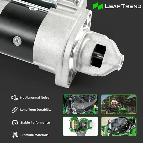 Miniatura 5 de LEAPTREND 19169N Nuevo arrancador apto para Kawasaki FX730V FX691V FX651V, John Deere 636M 648R 652R 661R Z445 Z465 Z645, reemplaza 428000-6600