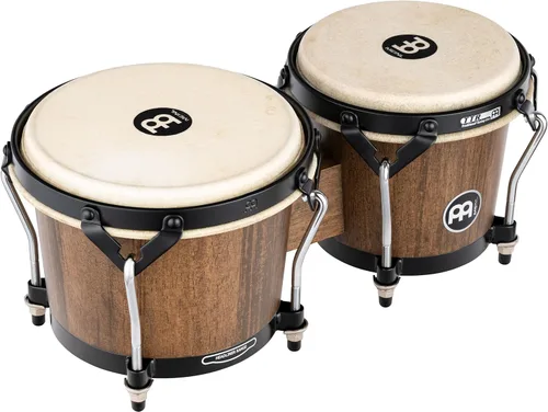 Meinl Percussion HTB100WB-M Headliner Traditional Designer Series Bongos de madera, marrón nogal