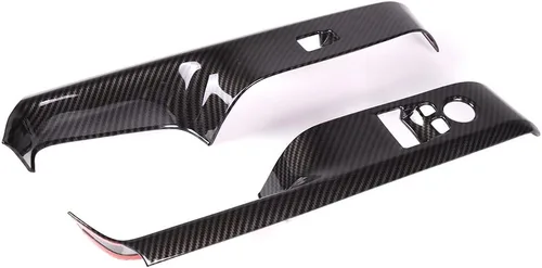 Miniatura 7 de Daeiclru Cubierta de botón de interruptor de elevación de vidrio de ventana interior para Toyota Supra GR A90 A91 MK5 2019-2022, cubierta de marco