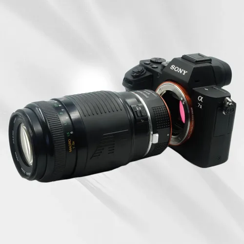 Miniatura 3 de PHOLSY Adaptador de Lente de Enfoque Manual Compatible con Lentes Canon EOS EF a Cámara de Montura E Compatible con Sony a1 a9ii a7S iii/ii, a7R