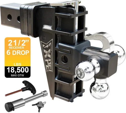 Miniatura 8 de XPE - Enganche de remolque ajustable: se adapta a receptor de 2.0 pulgadas, enganches de remolque de servicio pesado (17000 libras GTW) enganche