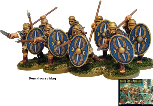 Miniatura 2 de Auxiliares Imperiales Romanos (20 plásticos + 4 comandos de metal)