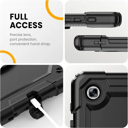 Miniatura 7 de Timecity Funda para Samsung Galaxy Tab A7 Lite 2021 de 8.7 pulgadas SM-T220/T225/T227 con protector de pantalla, resistente funda protectora