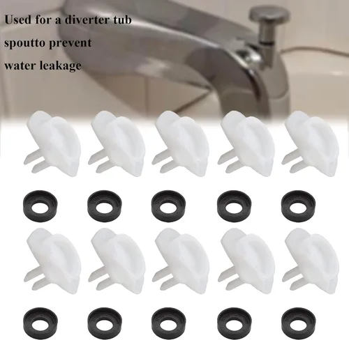 Miniatura 3 de 10 piezas 101237 OEM para sello de taza Moen y puerta desviadora para accesorio de plomería o grifo, pieza de repuesto de boquilla de bañera 3800