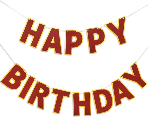 Miniatura 16 de Pancarta de Feliz Cumpleaños con Purpurina Negra - 9 pies Pre-Ensartada Sin Bricolaje Cartel de Fondo para Fiestas, Adultos, Niños, Mujeres