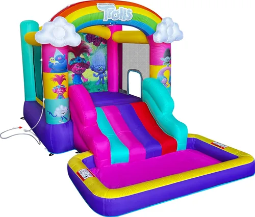 Miniatura 11 de Funormous Marvel Spider-Man Casa de Rebote Inflable con Tobogán, Castillo Hinchable de Spiderman para Niños, Interior y Exterior, Plus Soplador