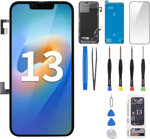 Para iPhone 13 Reemplazo de pantalla 6.1 '' con auricular Sensor de proximidad LCD táctil Pantalla Full HD digitalizador Marco Asamblea Sensor de