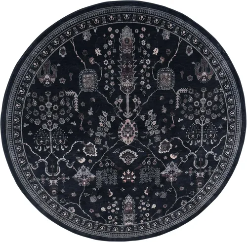 Miniatura 57 de GLN Rugs Traditional Collection - Alfombra de felpilla lavable a máquina, tradicional lavable, antideslizante, alfombra de felpilla de pelo corto