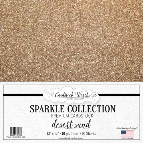 Miniatura 11 de Cardstock Warehouse Sparkle Gold Touch Glitter - 8.5 x 11 pulgadas - 16 Pt. / 280 Gsm Premium Cardstock Paper - 10 hojas Toque dorado